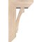 Ekena Millwork Imperial Slat Smooth Bracket w/ Offset Brace, Douglas Fir, 7 1/2"W x 18"D x 30"H BKT0806X18X30IMP06SDF - alternate 2